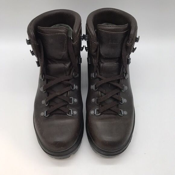 L.L. Bean Cresta Gore-Tex Brown Leather Hiking Boots Women's 8M Vibram Sole Shoe - Picture 5 of 14